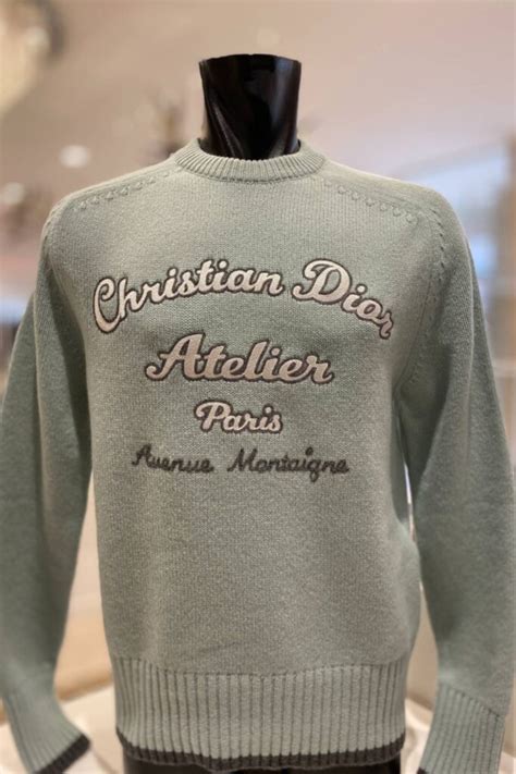 pull christian dior atelier homme|christian dior atelier sweater.